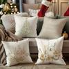 Herbst Weihnachten Boho Muster Kissenbezug Geeignet für Sofa Schlafzimmer Auto Kissenbezug