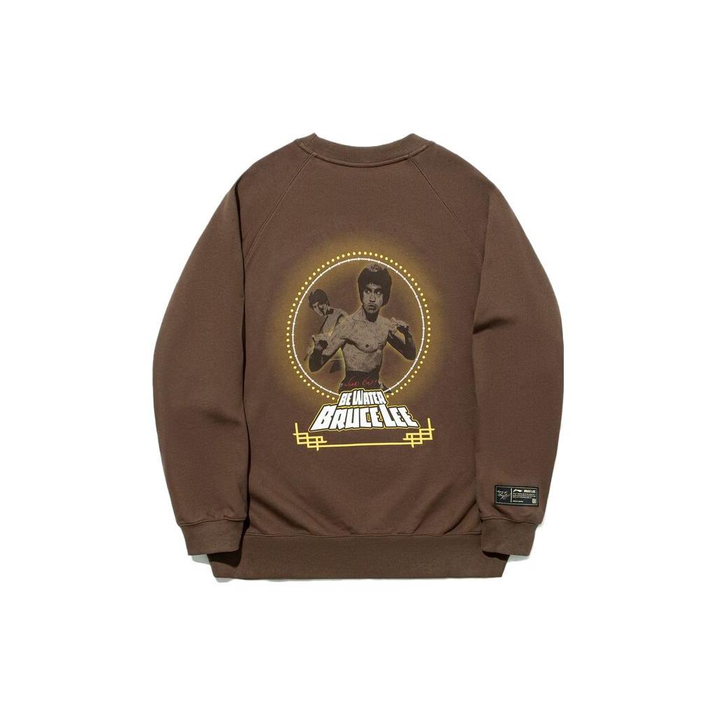 Li Ning Sweatshirt Unisex Terracotta Brown AWDTC75-2 S