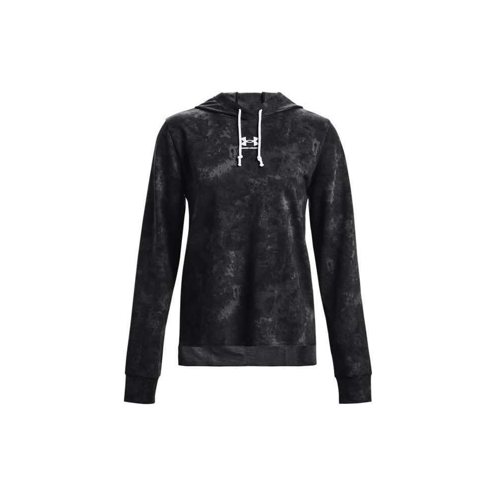 

Under Armour Rival All Over Tie Dye Logo Hoodie Women Hoodies Black 1373035-001 M