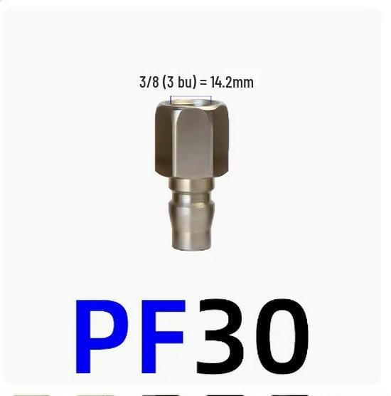 C-Type Self-Locking Air Hose Quick Connector for Compressors & Pneumatic Tools
