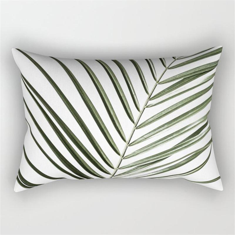 30x50cm Grün Tropische Blätter Pflanze Kissenbezug Wohnzimmer Stuhl Heimdekoration Regenbogen Blume Frucht Sofa Kissenbezug
