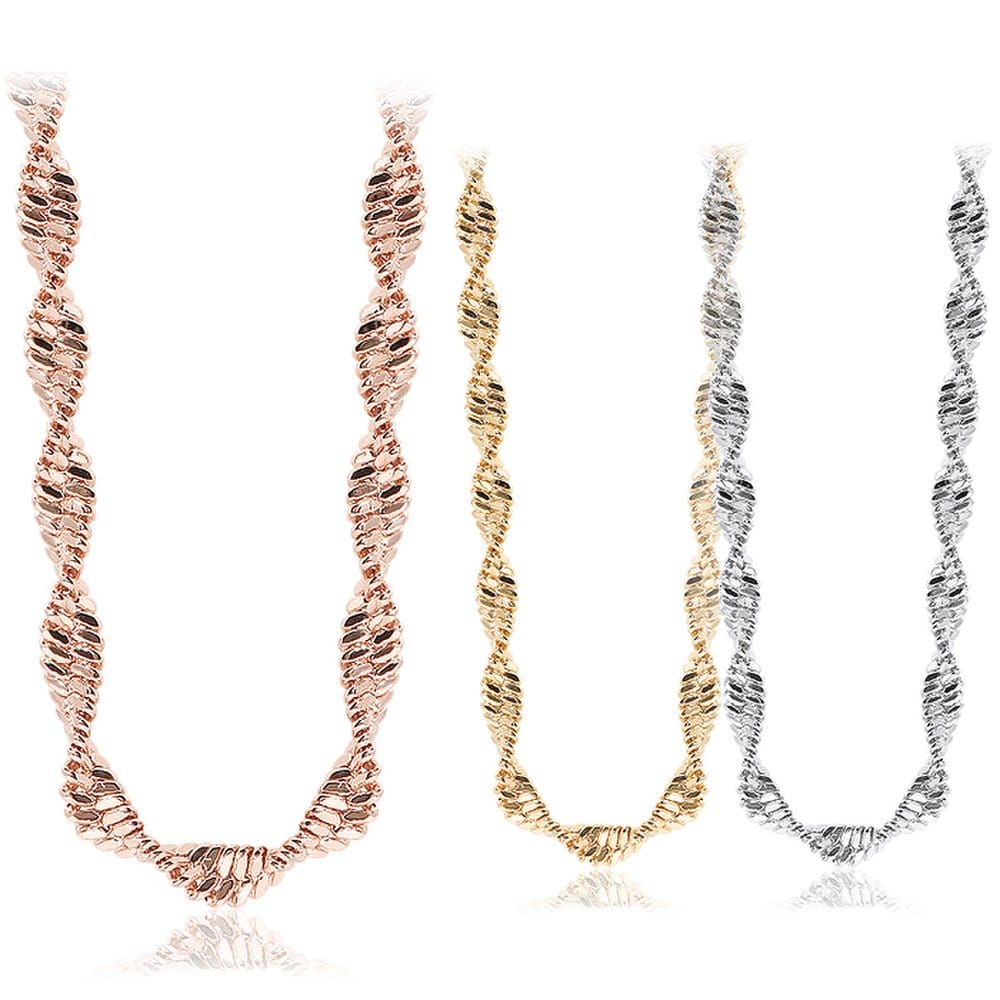 Kelo Twist Chain Necklace Na0618