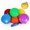 Yes4All Balance Pod Geometric Balance Pod Semicircular Exercise Ball with Hand 6 Core Weight Balance Foot Massager Imported from Set, Pump, Colors,