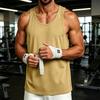 Men Casual Outdoor Sports Solid Crew Neck Tank Top Sleeveless Lightweight Loose Undershirt for Daily Wear Gym Training Running