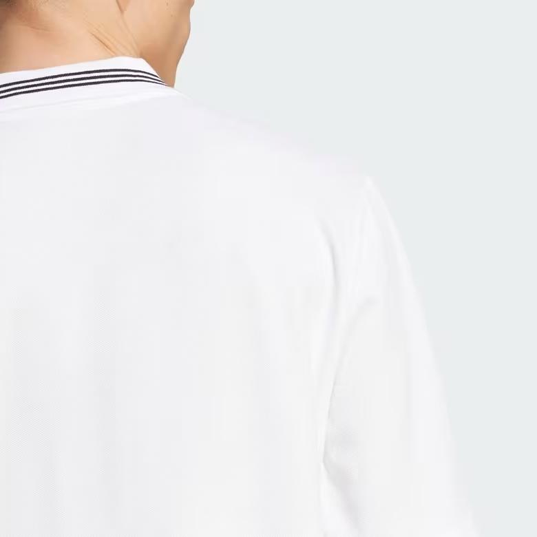 adidas Adicolor Loose Polo Shirt 'White' Men's JW5898