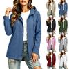 Women's Rain Jacket Color Casual Outdoor Coat for Hiking and Travel