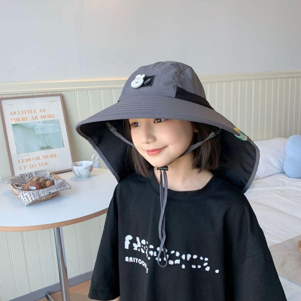 Breathable Children's Sun Hat Sun-Shade Fisherman Hats Camping Mountain Cap  Spring and Summer