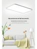 Nordische Moderne Ultraflache LED Rechteckige Deckenleuchte für Wohnzimmer und Schlafzimmer
