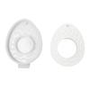 Easter Theme Resin Pendant Silicone Molds Eggs/Rabbit Silicone Molds Heat Resistant for Chocolate Holder Jewelry Making
