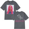 Addison Rae Headphones Fashion Graphic Tshirt Unisex Wounisex Cotton Casual Loose T Shirt Fan Gifts Summer Aesthetic Casual Tshirts