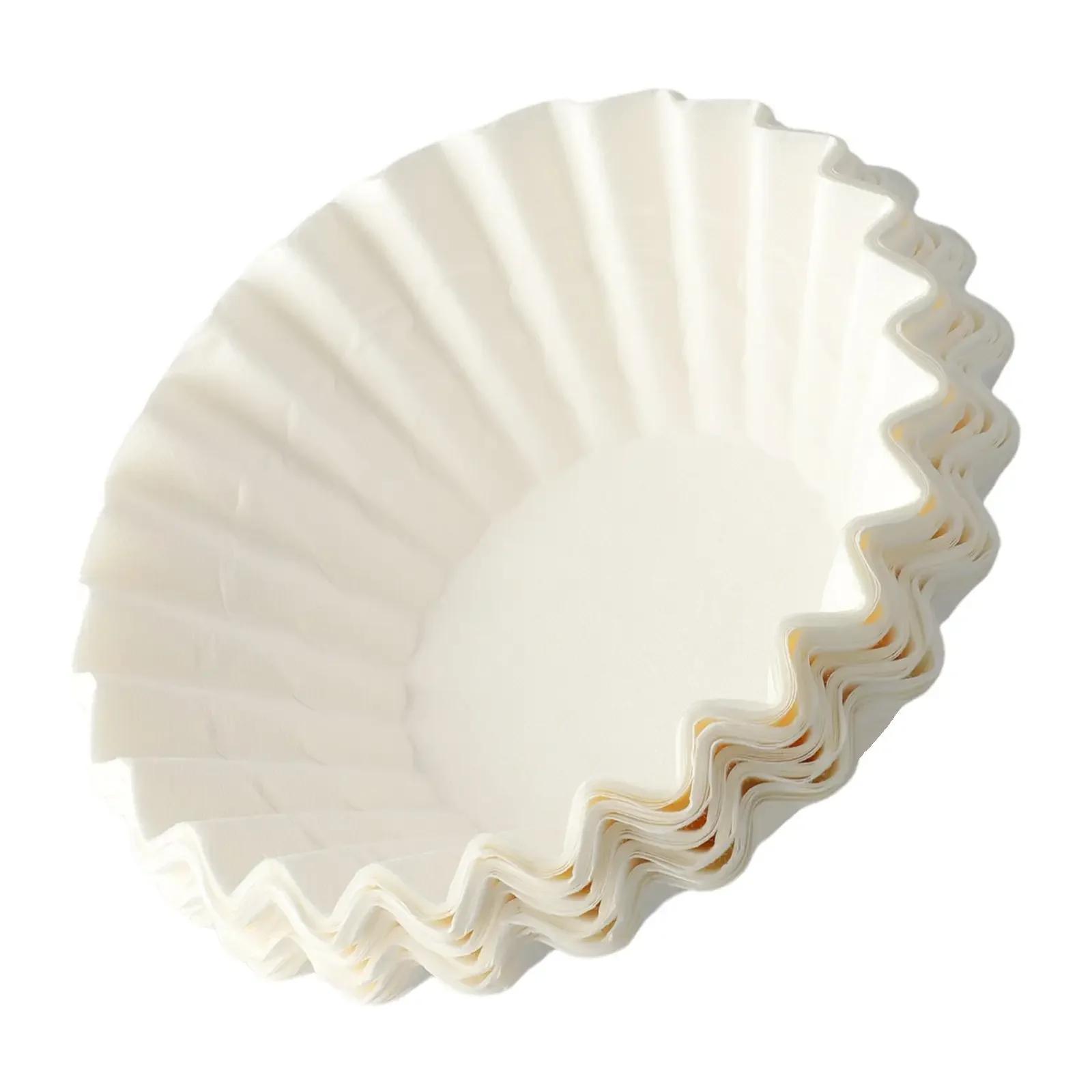 New White Coffee Paper Filters Filter Paper Parts Mesh Filter Replacement Filters 2.0 Large Coffee Filter Coffee Machine China Mainland