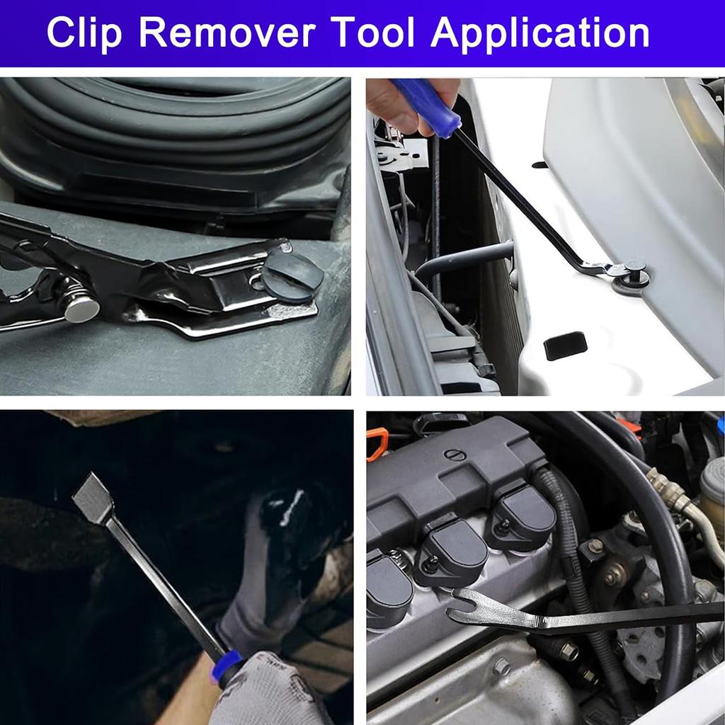 17-Pieces Hook and Pick Set Auto Trim Removal Tool Kit,Clip Plier Remover Tool with Metal Scraper , Car Trim Removal Tool