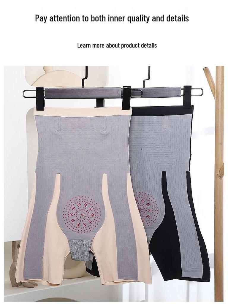 Women's High-Waist 8D Abdomen & Hip Lifting Safety Shorts, Summer Thin Design, Plus Size Available