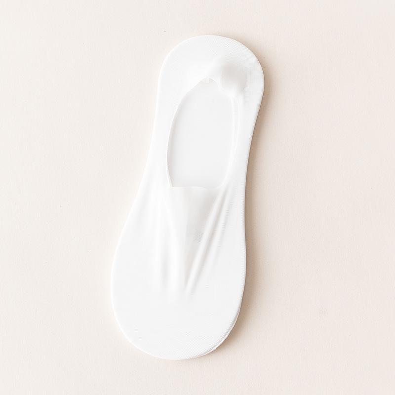 Women's Ice Silk Low Cut No-Show Striped Mesh Lace Boat Socks - Super Thin & Non-Slip