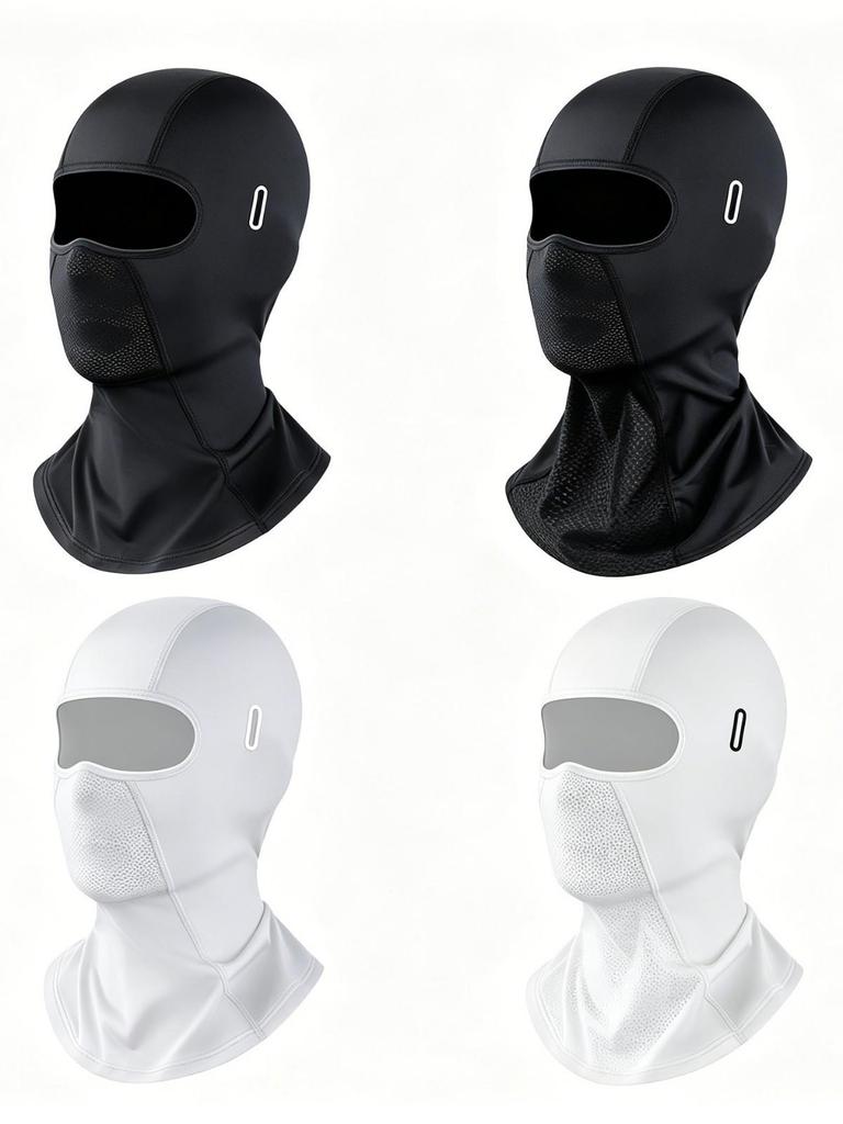 Ice Silk Full Face Cycling Mask: Breathable, Elastic, UV Protection