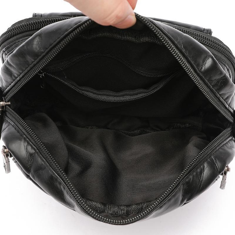 Summer New Soft Leather Ethnic Style Women's Small Bag Casual Shoulder Bag Mobile Bag Less