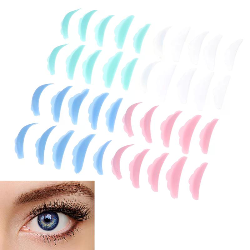 10 stuks Set Siliconen Wimperpermanent Pad Recycling Wimperbeschermer Lifting Schattige Krultangen