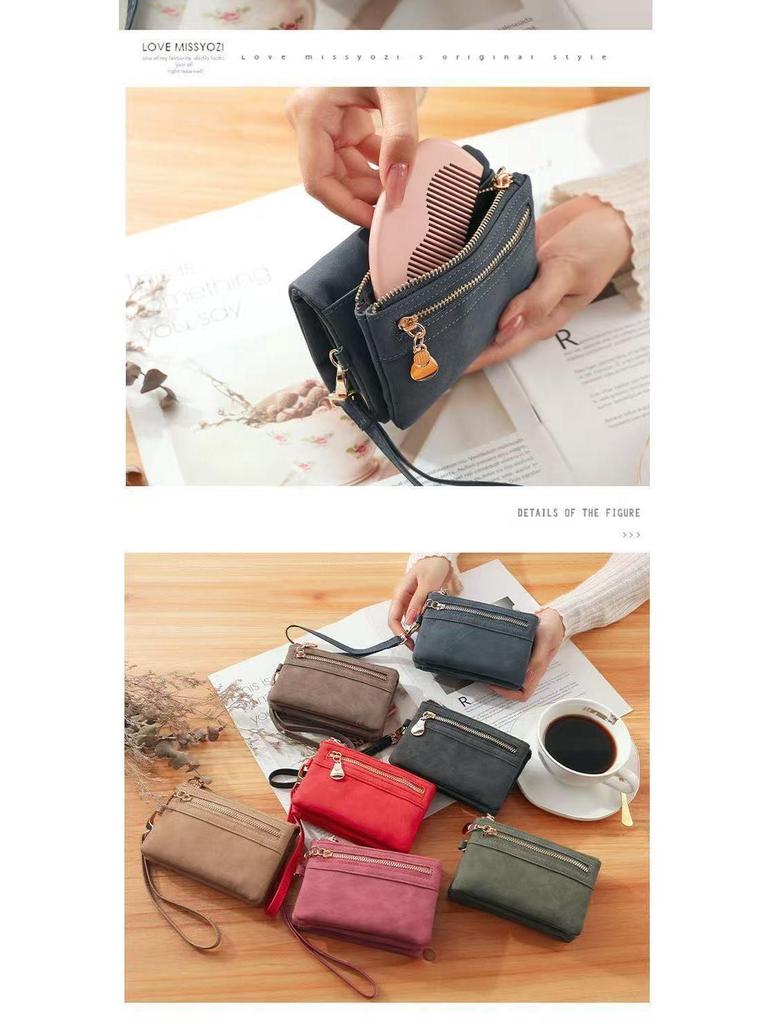 Korean Women's Retro Multifunctional Wallet: Large Capacity Card Holder & Coin Purse