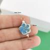 1pc Ceramics Pendant Charm Fish Heart Flower Conch Star Fruits Necklace Stainless Steel Geometric Imitation Pearl