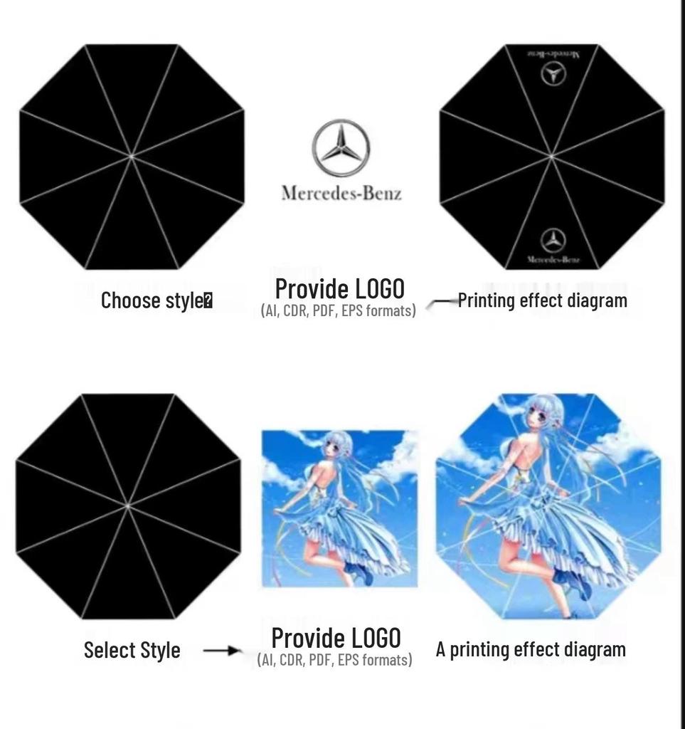 384 Rib Windproof Folding Umbrella - Large, Reinforced & UV Protective for Men & Women