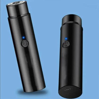 Rasierer für Männer Mini Elektrorasierer USB-Lademodelle Tragbarer Rasierer Rasierer Langlebig Schwarz Keine Haut Maschinenrasur