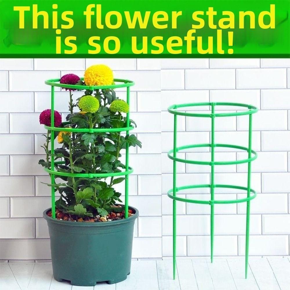10Layers Climbing Vines Stake Prevent Lodging Flower Ring Support Rack  Greenhouse Arrangement