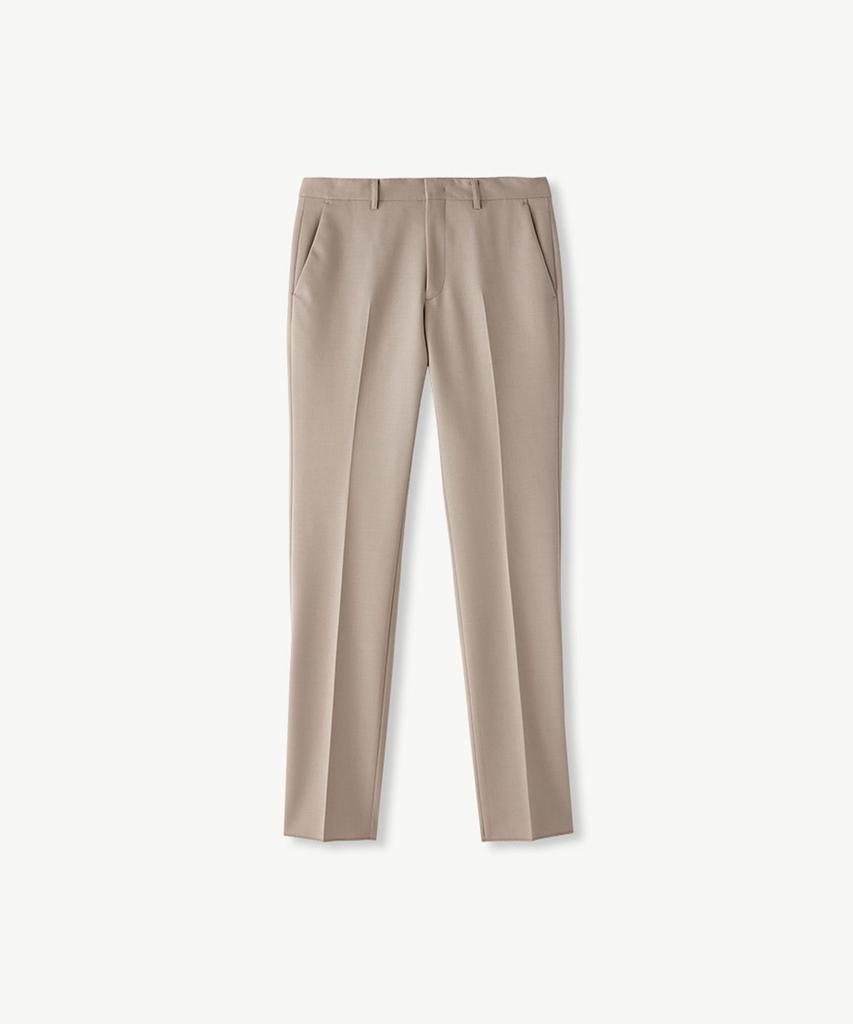 Stco 31% Extra Fine Wool Double-Breasted Suit Set Beige (Classic Fit)_Ssjva62Set