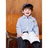 Right European Boys' Bear Series Academy Style Long-Sleeve Shirt 2026 Spring and Autumn New Children's Clothing Baby Top Trendy