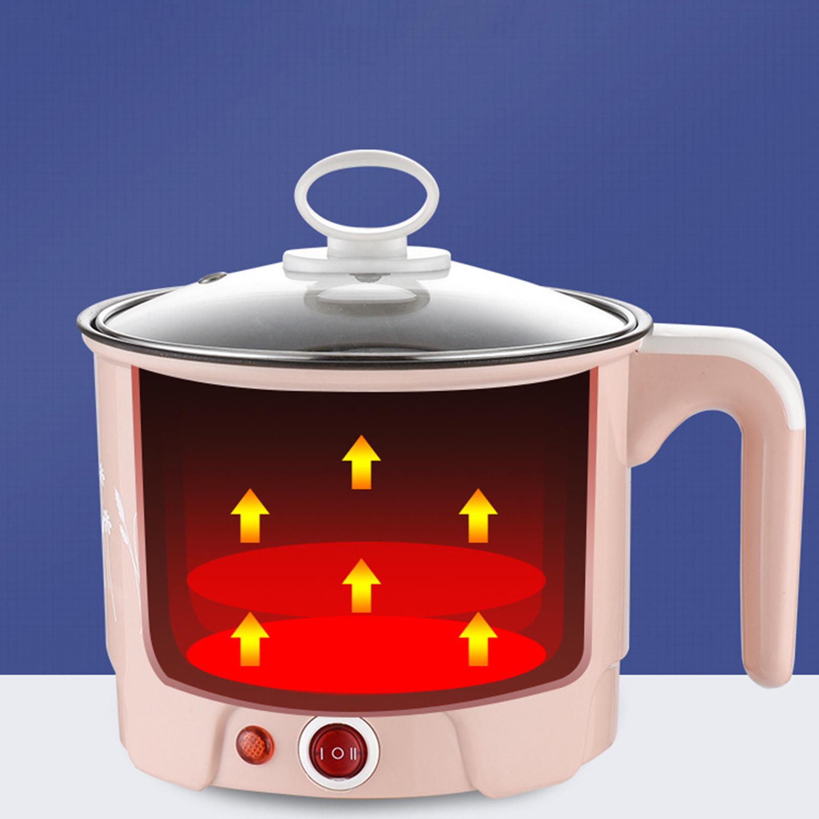 Электрические кастрюли бытовые портативные многоцелевые мини-рамен-варка лапша-варка — фото 6