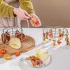 304 Stainless Steel 24-Pin Vertical Skewer Rack for Air Fryers and Ovens
