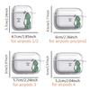 Couple Cute Dinosaur Case For Airpods Pro3 Pro2 3 4 1 2 Pro Clear Earphone Cases Cover