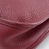 Hermes Evelyn 2 PM Schultertasche Rot/Silberne Hardware Taurillon Clemence Damen Gebraucht