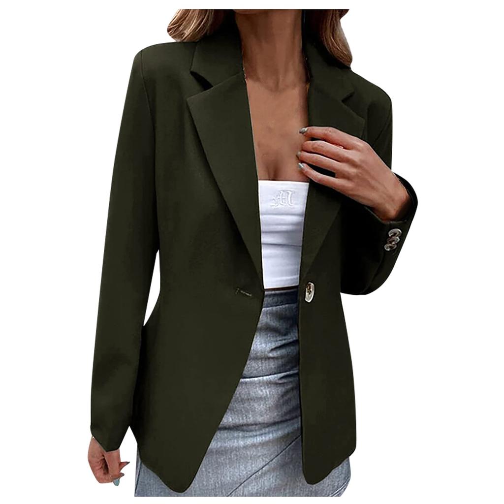 Women's Fashion Casual Suit Long Sleeve Slim Comfortable Cardigan Coat