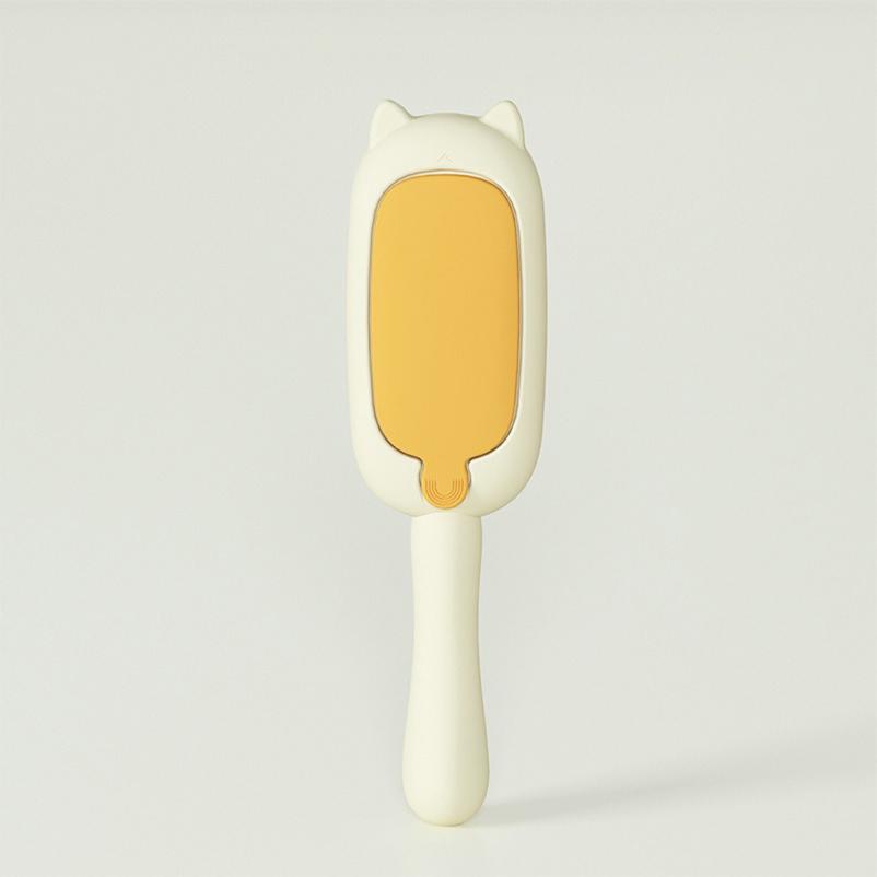 

Новая двухсторонняя щетка для удаления шерсти у домашних животных, щетка для чистки дивана, ковра, одежды, портативная симпатичная маленькая енотовая щетка для волос