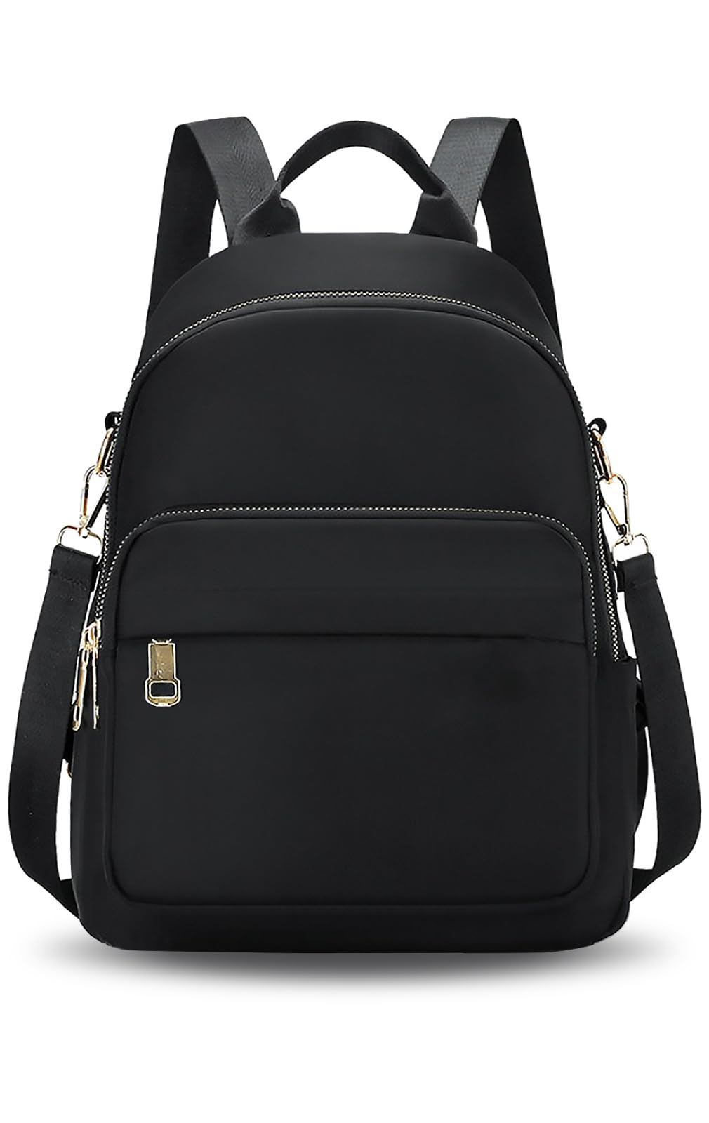 

Water Travel [Radibell] Women s 3-way Backpack, Lightweight, Repellent, Nylon, Small, Business, Commuting, School, Mother s Bag, (1. Black)