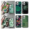 Monstera Leaves Palm Tree Flowers Phone Case For iPhone 17 Air 14 15 16 13 12 Cover For Apple 14 15 16 Pro Max Plus