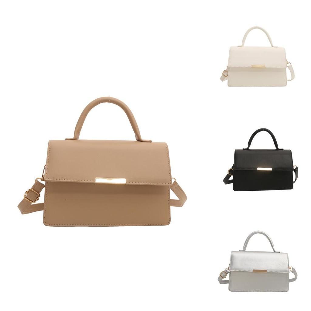 Chic Urban Style Pu Leather Handbag For Women 2024 Trendy Summer Shoulder Bag