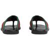 Thong Sandal With Interlocking G 'Web Black' 838083 HAAL0 8444
