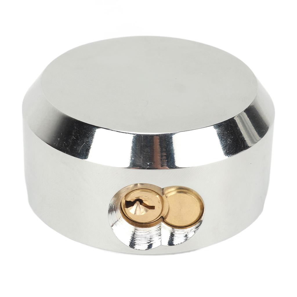 Kłódki z ukrytym pałąkiem Wysokie bezpieczeństwo Odporne na podważanie Kłódka puckowa na drzwi przyczepy z 2 kluczami dla