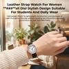 Leather Strap Watch For Women Small Dial Stylish Design Suitable For Students And Daily Wear