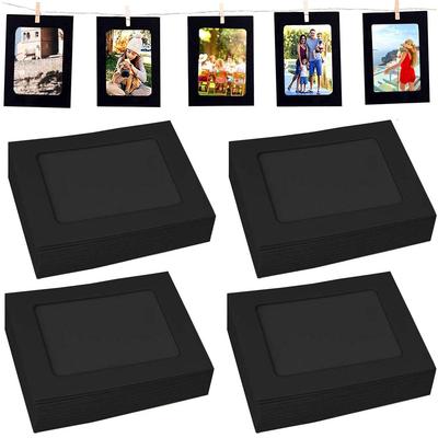 84 kusů papírových fotorámečků, DIY nástěnný fotoalbum + sada provázků a klipů, DIY nástěnná dekorace, skvělé pro rodinu a přátele k narozeninám!