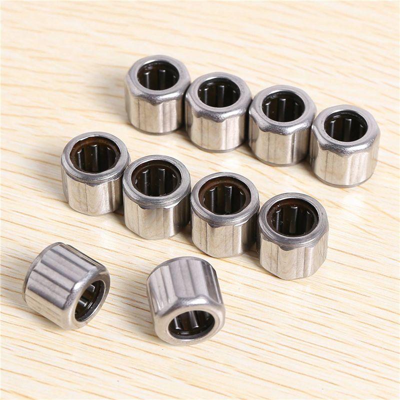 A84E-40Pcs Needle Bearing HF081412 Outer Ring Octagon One-Way Needle Roller Bearing 8X14x12mm For Manufacturing Industry