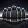 Universal DurableCar Front Seat Covers PU Leather Seat Cushion Car Protection Mat Skin Friendly Seat Cover 360° Fully Wrapped Back