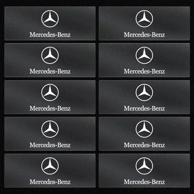 CQL1 Car Emblem Logo Decorative Stickers Badge Decal Interior Styling For Mercedes Benz B/C/E/S Class A Class C200L GLC GLE CLA