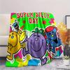 Mr. Men Little Miss  Print Flannel Blanket, High Quality Comfortable for All Seasons, Home Decor, Warmth and Comfort