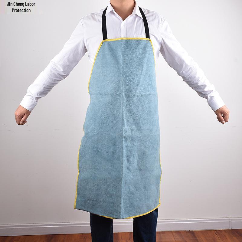 Thickened Cowhide Welding Apron: Spark & Heat Resistant Workwear