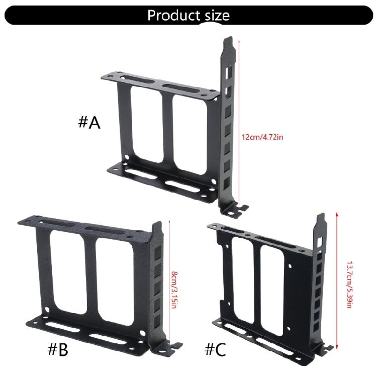 Ventilated 2.5" 3.5" SSD HDD Holder Upgrades Bracket for SSD and Mechanical Hard Drive Most Internal PC Space