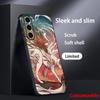 Nine-tailed fox art fashion design Phone Case For Samsung Galaxy S26 S25 S24 S23 S22 S21 Plus Ultra Note20 Soft Black