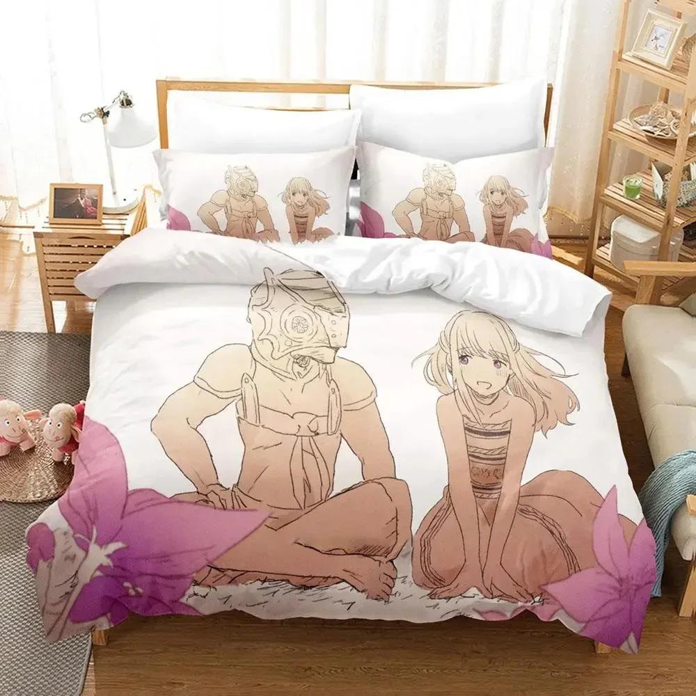 Anime To Your Eternity Bedding Set Boys Girls Twin Queen Size Duvet Cover Pillowcase Bed Kids Adult Fashion Home Textile