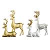Hjortstatyetter i harts Minifigurer för Vardagsrum Hem Bilinstrumentbräda